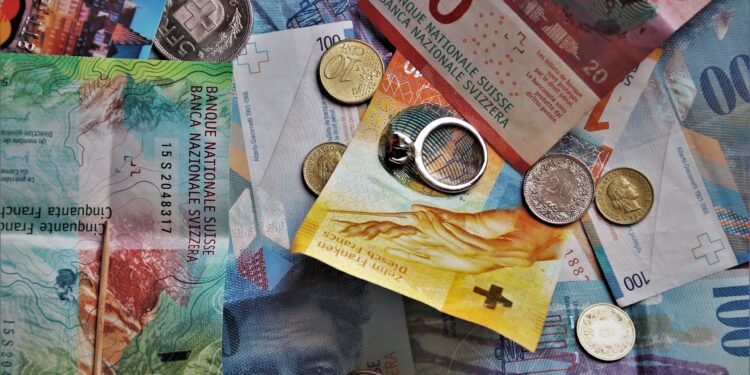 Rekordowy kurs franka szwajcarskiego